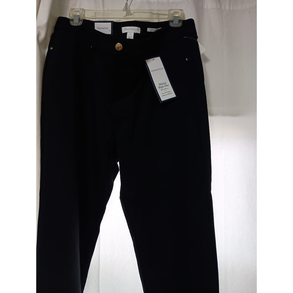 Brand new. Never worn. Charter Club  Skinny Hi Rise Pants.
